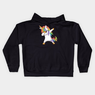 Dabbing Unicorn 2 Kids Hoodie